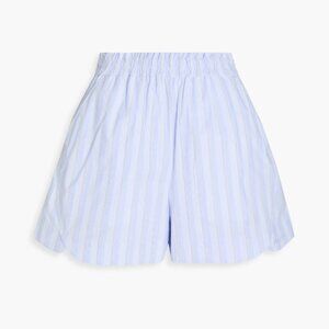 REMAIN BIRGER CHRISTENSEN Striped cotton shorts Blue $134 EUC Small